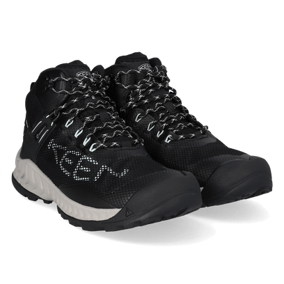 NXIS EVO Mid Dames Wandelschoenen Black/Blue Glass