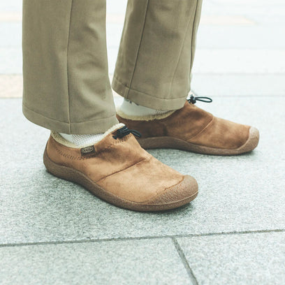 Howser III Slide Dames Slip-On Dark Earth Velour