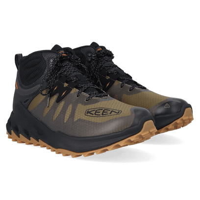 Zionic Mid Heren Wandelschoenen Dark Olive/Scarlet Ibis