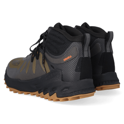 Zionic Mid Heren Wandelschoenen Dark Olive/Scarlet Ibis