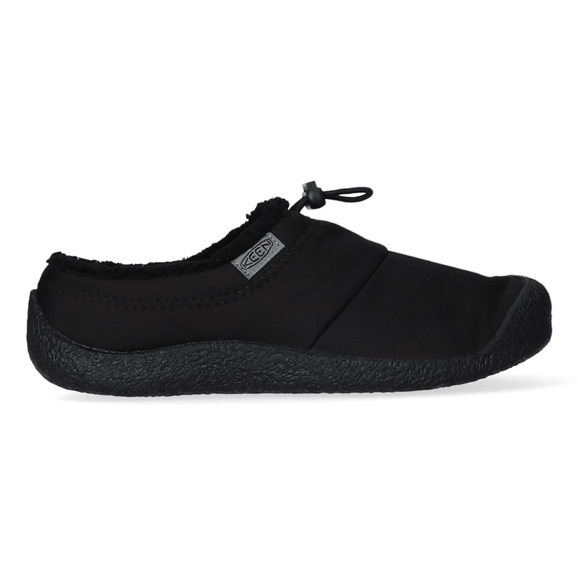 Howser III Slide Dames Slip-On Black Smooth Nylon