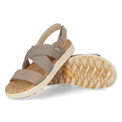 Elle Criss Cross Dames Sandalen Brindle/Birch