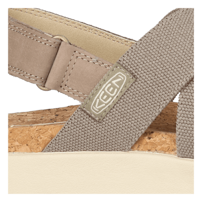 Elle Criss Cross Dames Sandalen Brindle/Birch