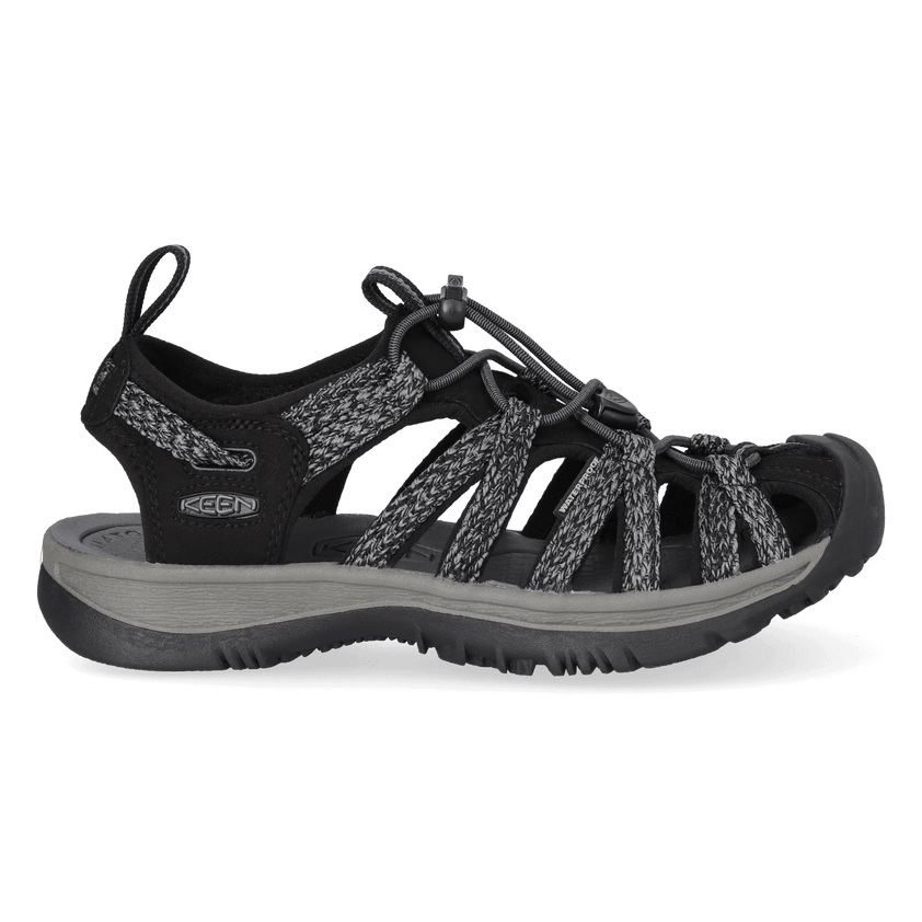 Whisper Dames Wandelsandalen Black/Steel Grey