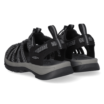 Whisper Dames Wandelsandalen Black/Steel Grey