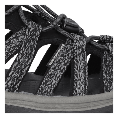 Whisper Dames Wandelsandalen Black/Steel Grey