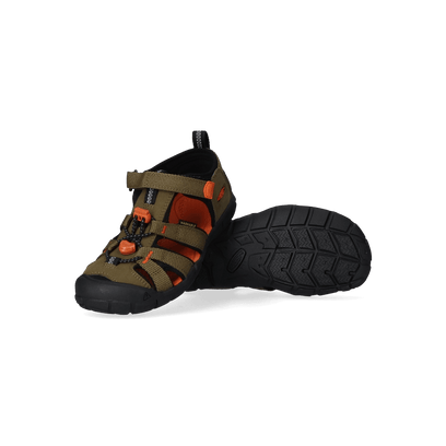 Seacamp II CNX Older Kids Sandalen Dark Olive/Gold Flame
