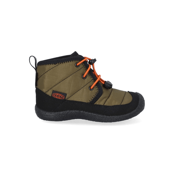 Howser II Chukka Older Kids Boots Dark Olive/Gold Flame Howser II Chukka Older Kids Boots Dark Olive/Gold Flame