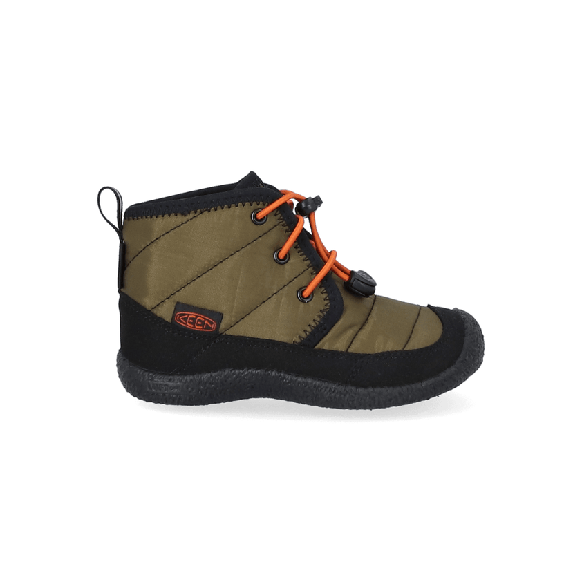 Howser II Chukka Older Kids Boots Dark Olive/Gold Flame
