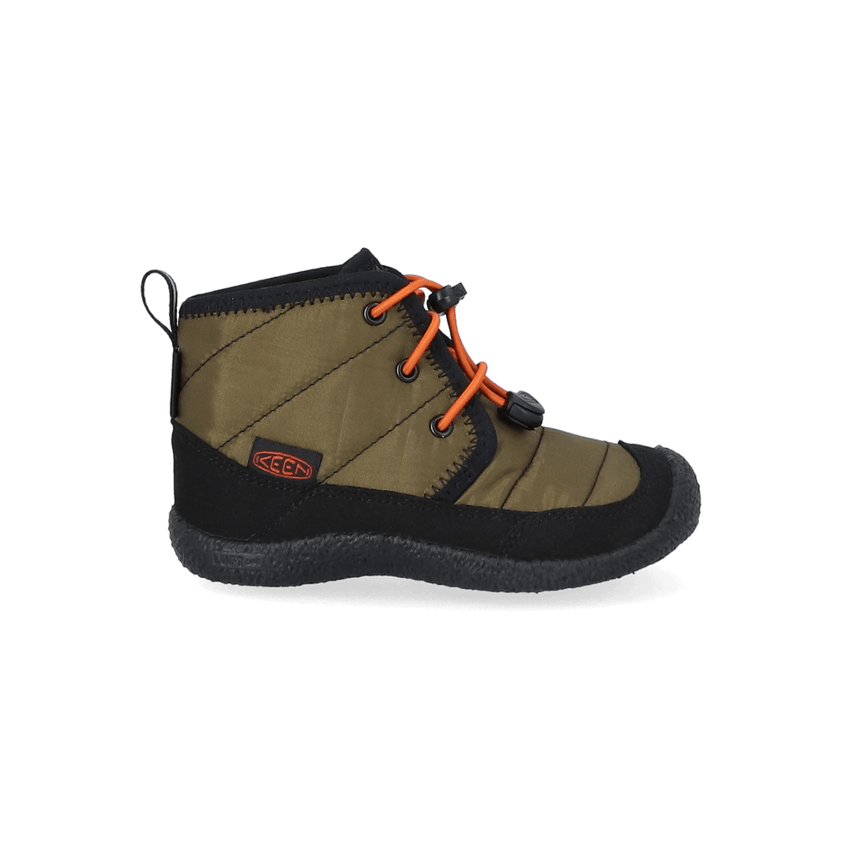 Howser II Chukka Younger Kids Boots Dark Olive/Gold Flame