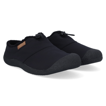 Howser III Slide Heren Instappers Vilt Black/Black Recycled
