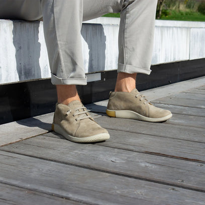 KNX Chukka Heren Boots Leer Brindle/Plaza Taupe