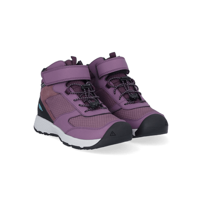 Skua Mid Older Kids Boots Plum/Plum Perfect