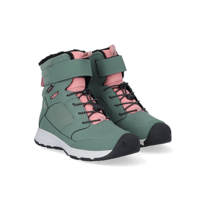 Skua Older Kids Winter Boots Dark Forest/Rose Elegance