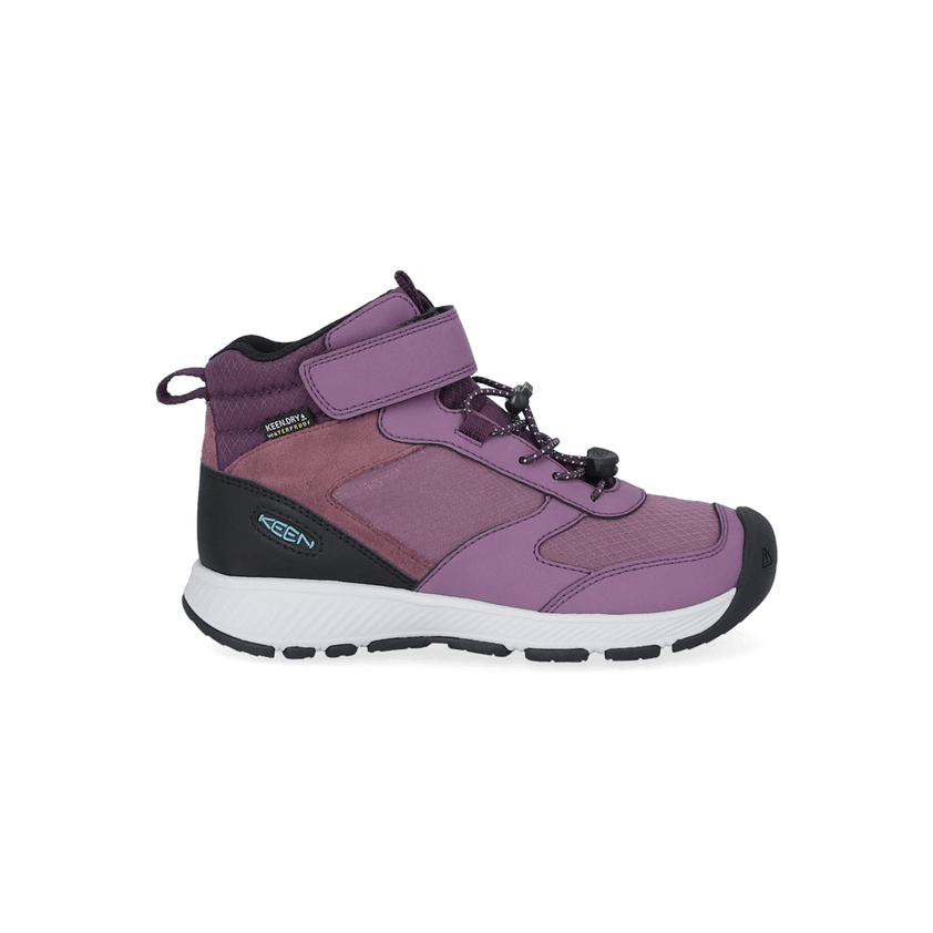 Skua Mid Younger Kids Boots Black Plum/Plum Perfect