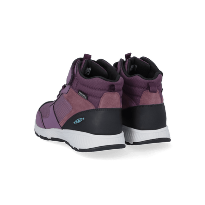 Skua Mid Younger Kids Boots Black Plum/Plum Perfect