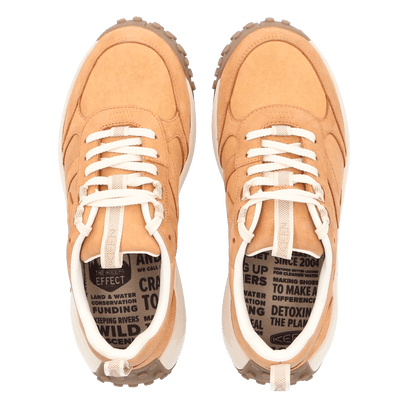KS86 Leren Dames Sneakers Natural/Birch