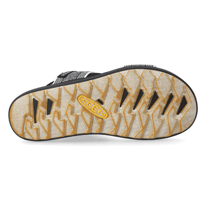 Elle Backstrap Dames Sandalen Black/Star White