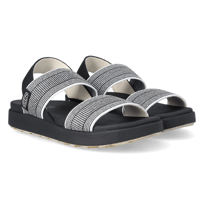 Elle Backstrap Dames Sandalen Black/Star White