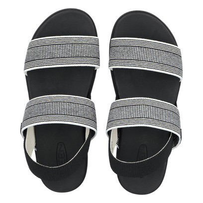 Elle Backstrap Dames Sandalen Black/Star White