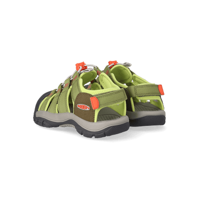 Newport Boundless Older Kids Sandalen Dark Olive/Scarlet Ibis