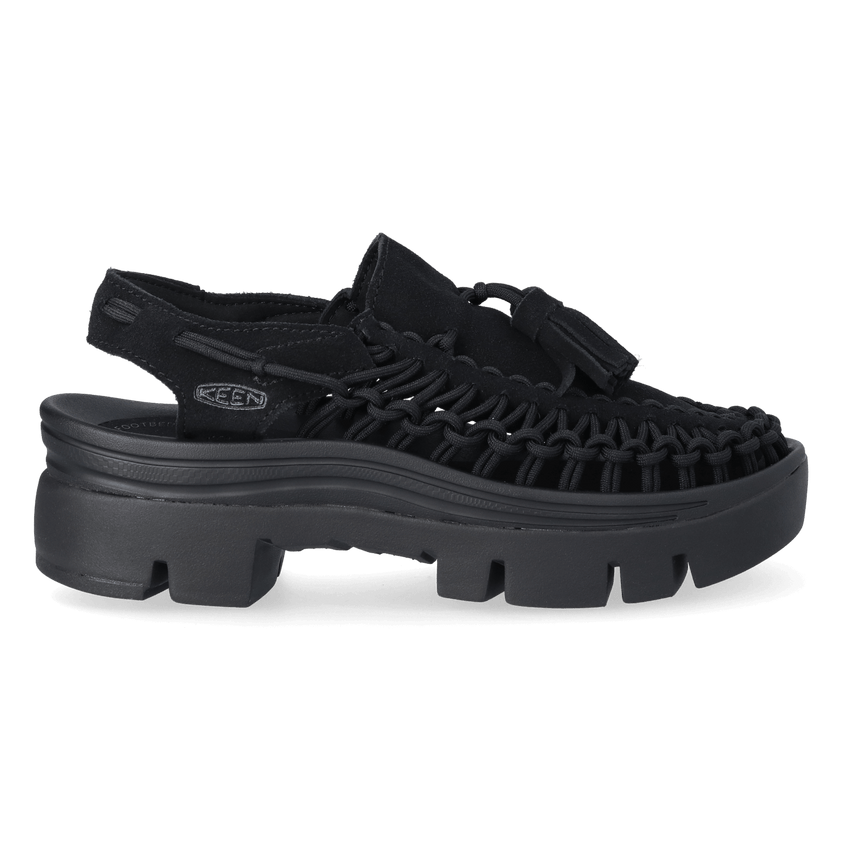 Uneek PLT Tassell Sandalen Black/Black