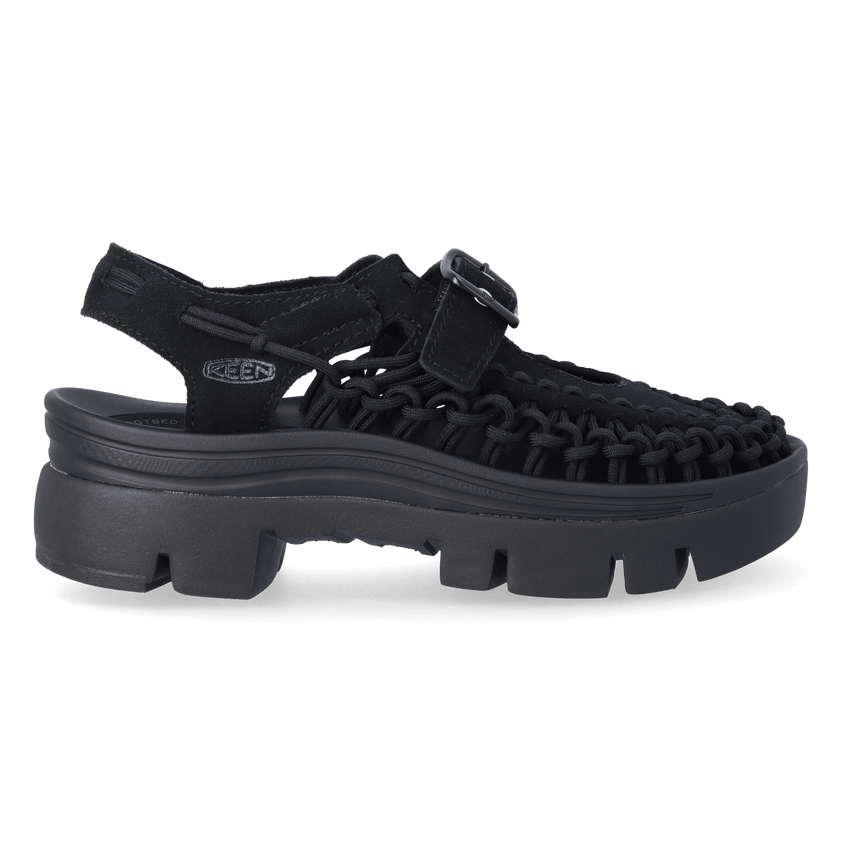 Uneek PLT Mary Jane Sandalen Black/Black