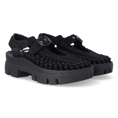 Uneek PLT Mary Jane Sandalen Black/Black