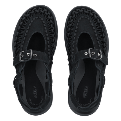 Uneek PLT Mary Jane Sandalen Black/Black