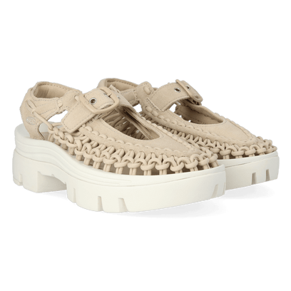 Uneek PLT Mary Jane Sandalen Safari/Star White