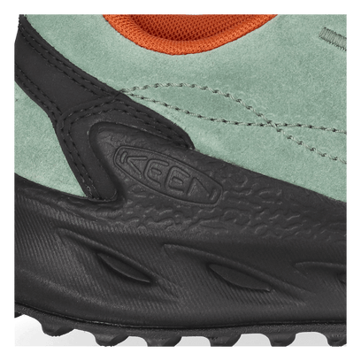 Jasper Zionic Dames Sneakers Suede Granite Green/Gold Flame