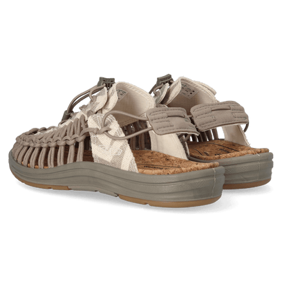 Uneek II Convertible Canvas Sandalen Brindle/Natural