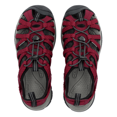 Whisper Dames Wandelsandalen Beaujolais/Black