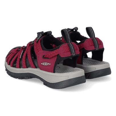 Whisper Dames Wandelsandalen Beaujolais/Black