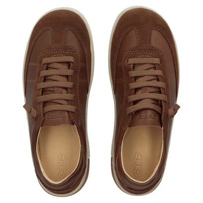 KNX T-Toe Heren Sneakers Leer Dark Earth/Plaza Taupe