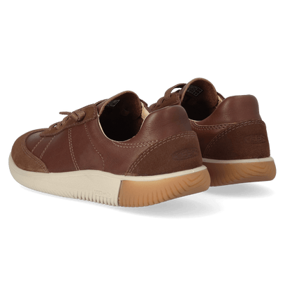 KNX T-Toe Heren Sneakers Leer Dark Earth/Plaza Taupe
