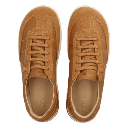 KNX T-Toe Dames Sneakers Leer Chipmunk/Birch