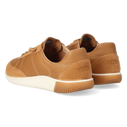 KNX T-Toe Dames Sneakers Leer Chipmunk/Birch