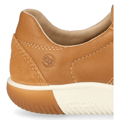 KNX T-Toe Dames Sneakers Leer Chipmunk/Birch
