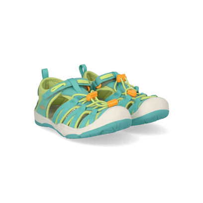 Moxie Younger Kids Sandalen Bright Aqua/Bright Marigold