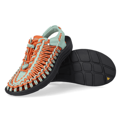 Uneek Dames Sandalen Granite Green/Gold Flame