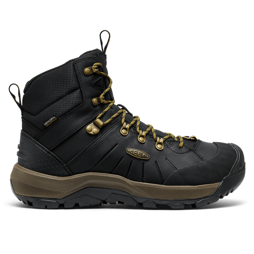 Revel IV Mid Polar Heren Bergschoenen Black/Lemon Curry