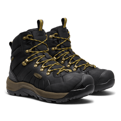 Revel IV Mid Polar Heren Bergschoenen Black/Lemon Curry