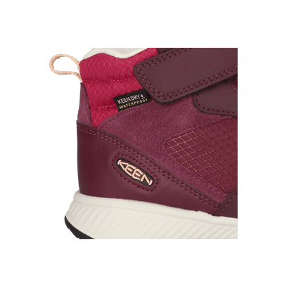 Skua Mid Older Kids Boots Fig/Peach Fuzz
