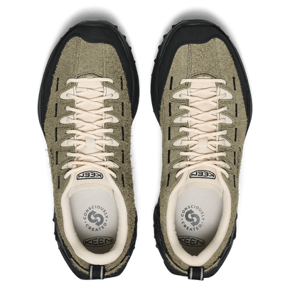 Jasper Zionic Heren Sneakers Suede Dark Olive/Birch