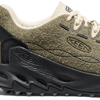 Jasper Zionic Heren Sneakers Suede Dark Olive/Birch