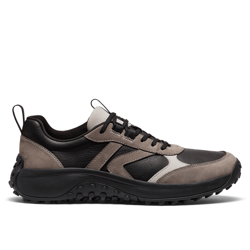 KS86 Leren Heren Sneakers Black/Steel Grey