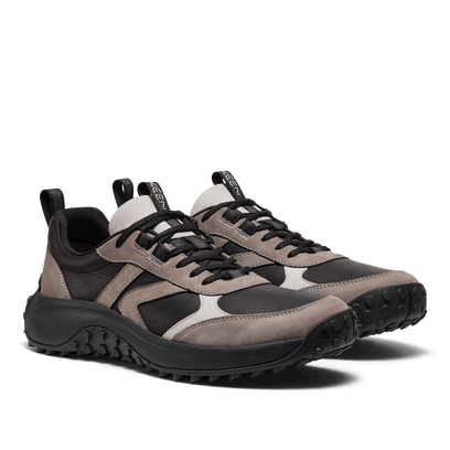 KS86 Leren Heren Sneakers Black/Steel Grey