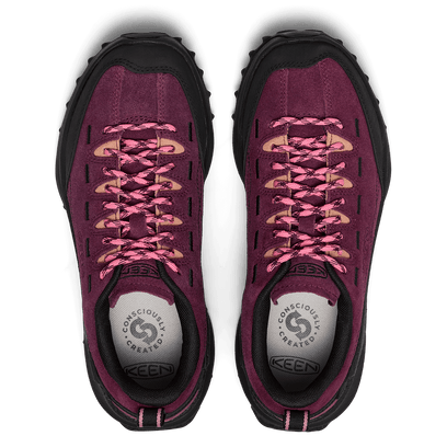 Jasper Zionic Dames Sneakers Suede Fig/Lilas