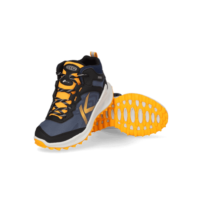 Zionic Mid Older Kids Wandelschoenen Naval Academy/Bright Marigold
